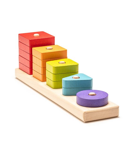 Cubika Madeira Ábaco Geométrico 16 pcs
