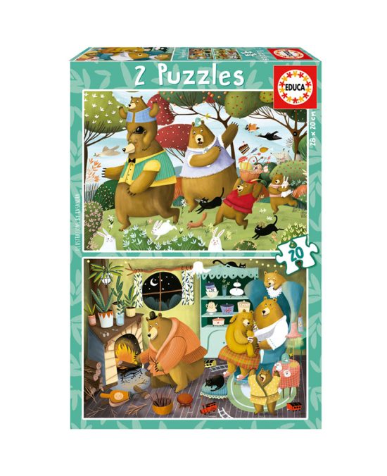 Puzzle Junior 2X20 Contos da Floresta