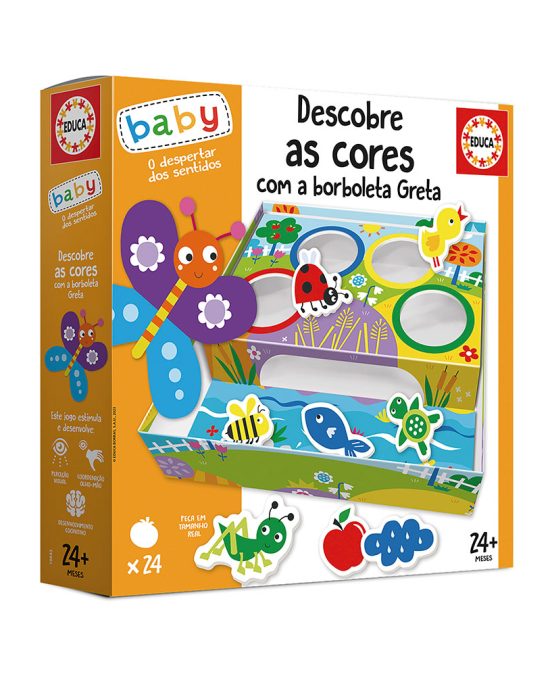 Educa Baby Descobre as Cores Borboleta Greta