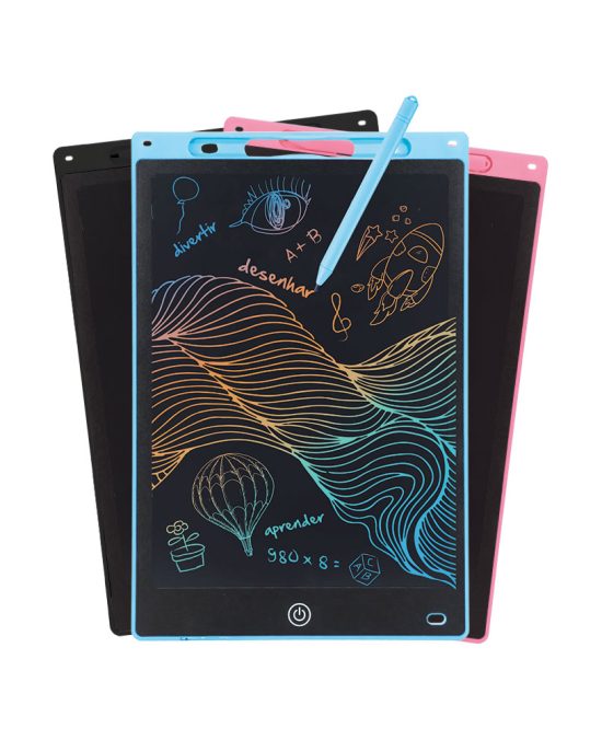 Tablet 10" Desenho e Escrita Colorida c/ Caneta