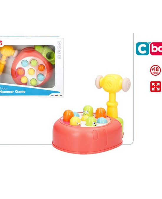 C´BABY - JUEGO MARTILLO TOPOS 18M+