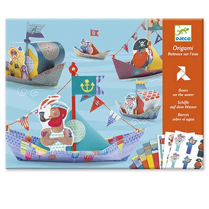 Constrói Barcos Flutuantes - Origami c/ Autocolantes