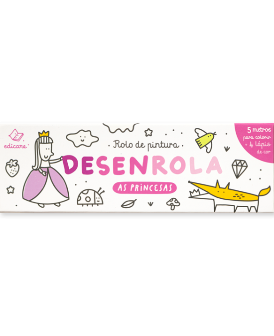 DESENROLA AS PRINCESAS (Rolo de Colorir)